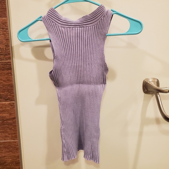 Say What? Ribbed Tank - Picture 3 of 4